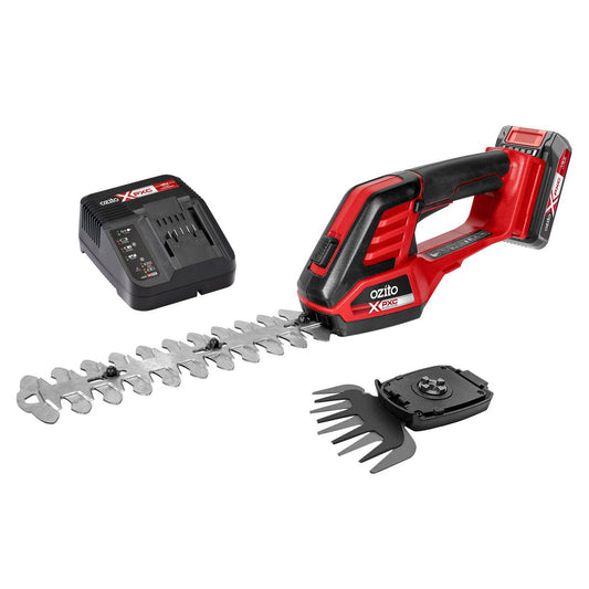 Ozito PXC 18V Hedge Grass Shear Kit 2.5Ah - 200mm Blade - Efficient Trimming