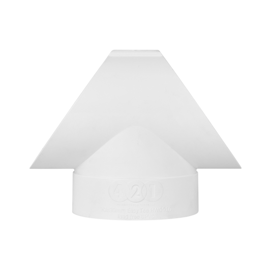 Rain Harvesting Easy Tee Junction - 90mm - UPVC - Snap-On - Auzzistore