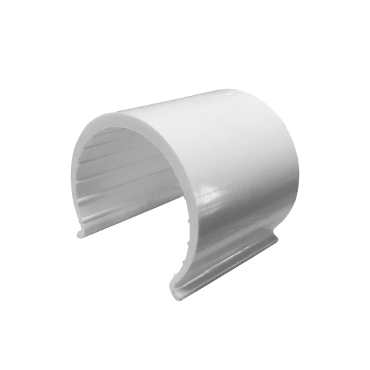 Holman 40mm Ezyfit PVC Snap Clamp - White - 1 Pack - DIY Shade Cloth Secure - Auzzistore