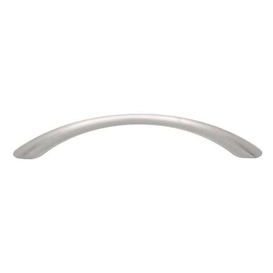 Prestige 128mm Tapered Bow Handle - Brushed Nickel - Zinc Alloy - Easy Install