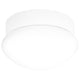 Arlec White Oyster Ceiling Fan Light - Glass Metal - Easy Fit - Stylish