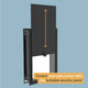 Hakuna Pets Pet Door - 280mm x 405mm - Aluminium - Lockable Slide