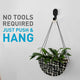 3M Black Claw Wall Hook - 7kg - 33mm x 83mm - Easy Installation