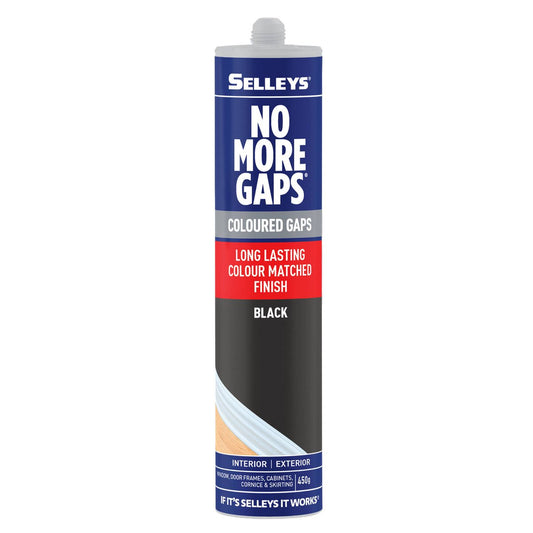 Selleys No More Gaps - 450g Black Interior Flexible Gap Filler - Mould Resistant - Auzzistore