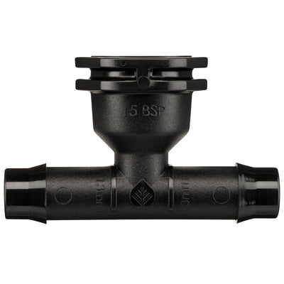 Toro 13mm Female Threaded Tee - 13 x 15mm - Polypropylene - UV Stabilised