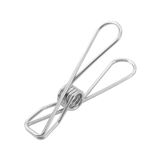Boxsweden Stainless Steel Clothes Pegs 20 Pack - Durable UV Resistant - 27mm x 125mm x 145mm - Silver – view 2