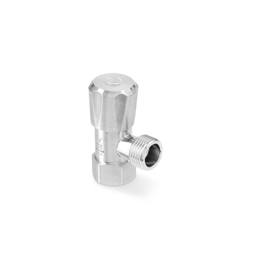 Brasshards Mini Cistern Tap 15mm Stainless Steel - Compact Design - Durable - Auzzistore