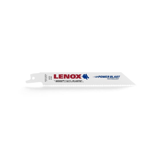 Lenox Reciprocating Saw Blade 150 x 19 x 0.9mm Bi-metal 10tpi 5 Pack