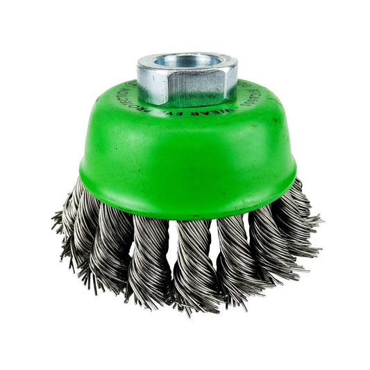 Josco 75mm Stainless Steel Twistknot Wire Cup Brush - Durable - Versatile - Auzzistore