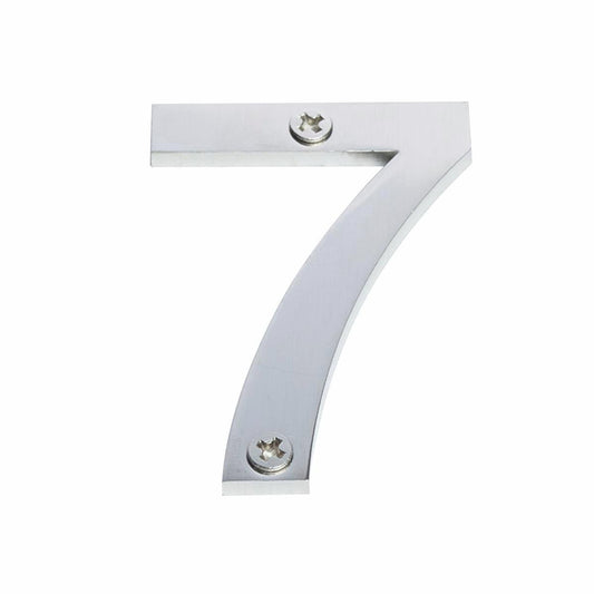 Sandleford Stainless Steel House Number 7 - 60mm - Brushed Finish