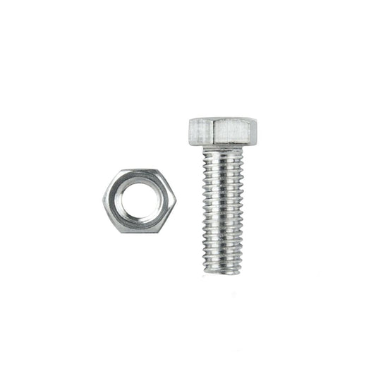 Pinnacle M8 Stainless Steel Hex Head Bolts and Nuts 6 Pack - 25mm - Auzzistore