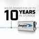 Energizer Ultimate Lithium 9V Battery 1 Pack Lightweight Durable Performance