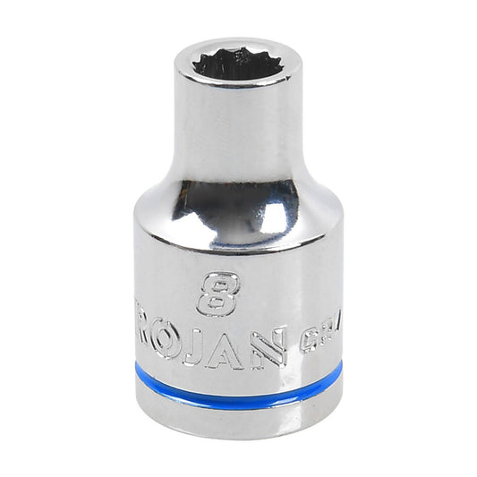 Trojan 8mm Loose Socket - 1/2" Drive - Chrome Vanadium - Durable Design - Auzzistore