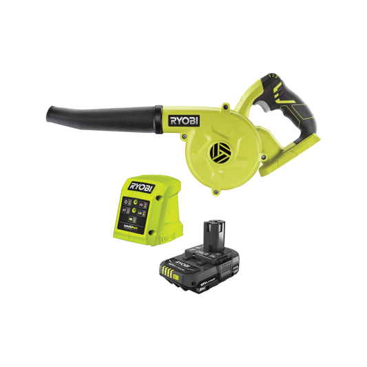 Ryobi Workshop Blower - 18V - 2.0Ah Battery - Variable Speed - Auzzistore