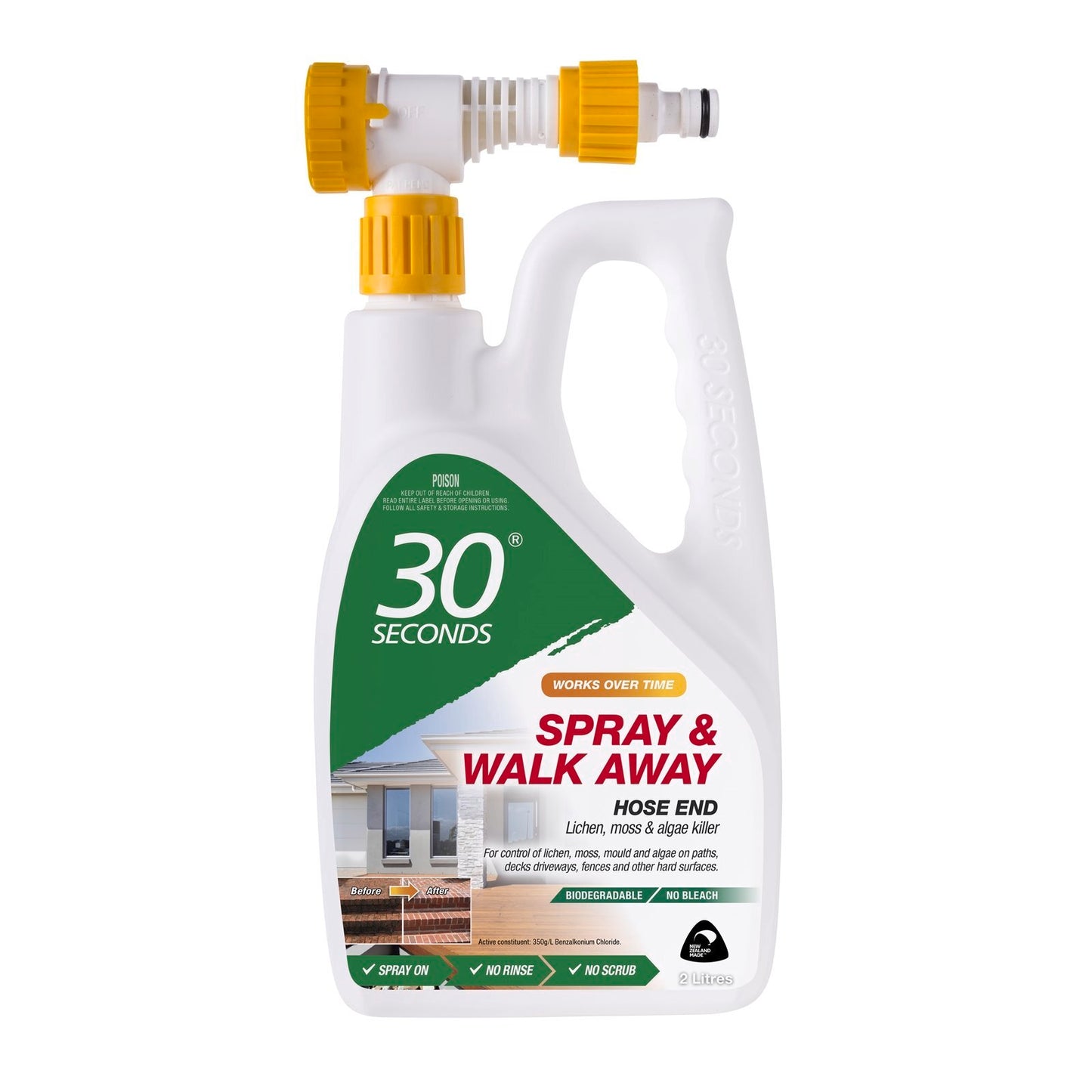 30 Seconds 2L Spray And Walk Away With Rapid Hose End