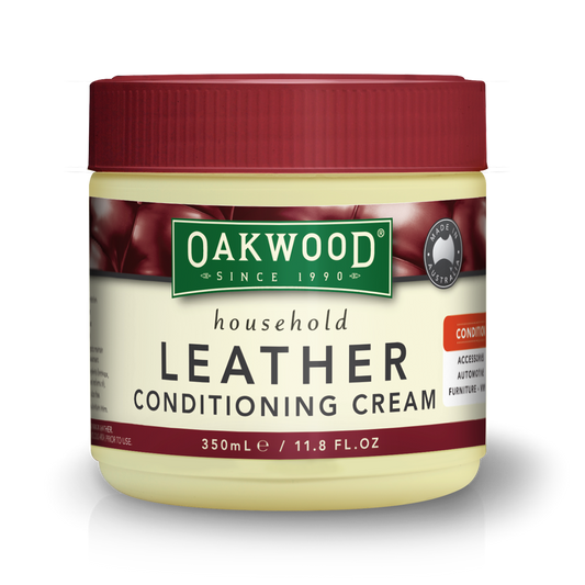 Oakwood Leather Conditioning Cream - 350ml - Natural - Made in Australia