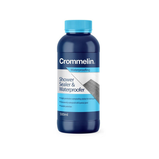 Crommelin Shower Sealer - 500ml Water Based Liquid - Permanently Watertight - Auzzistore