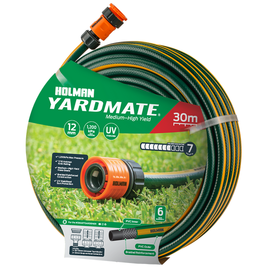 Holman Garden Hose - 12mm x 30m - PVC - UV Stabilised - Auzzistore