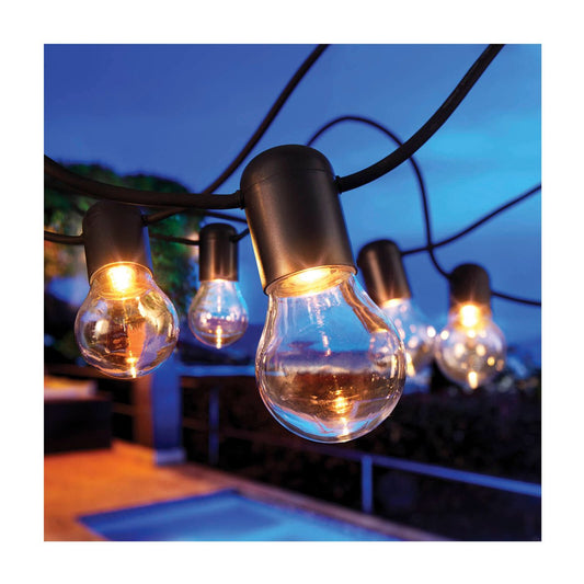Lytworx Milano Festoon Party Lights - 10 Bulbs - 4.5m - Warm White - Shatter-Resistant – view 2 - Auzzistore