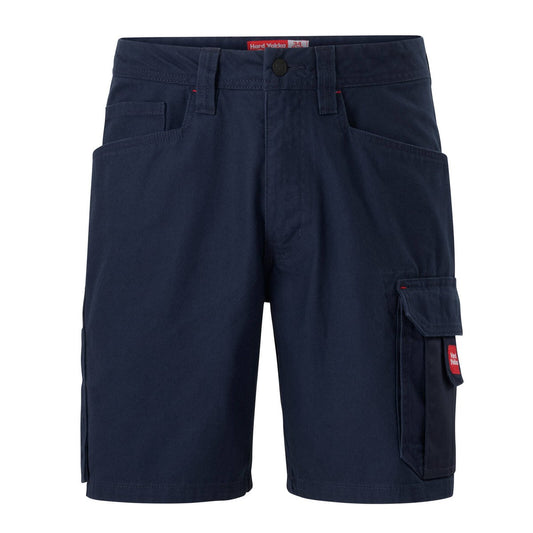 Hard Yakka Navy Legends Relaxed Fit Cargo Short 107R - Cotton - Durable - Comfortable