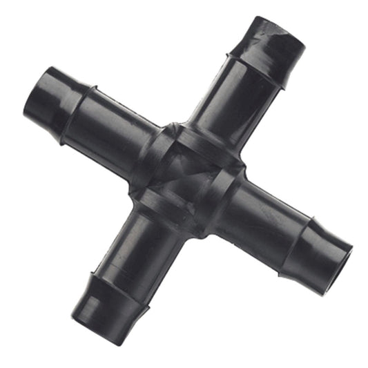 Pope 13mm Barbed Cross - 5 Pack - Polypropylene - Secure Flow Connection - Auzzistore
