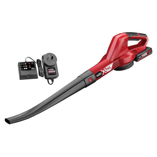 Ozito PXC 18V Cordless Blower 2.0Ah Kit - Lightweight - Efficient Clean Up