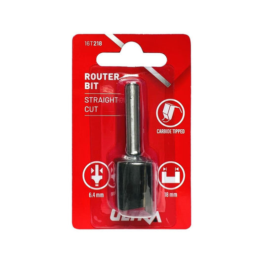 Ultra Router Bit - Straight 18mm - Tungsten Carbide - Durable - Auzzistore