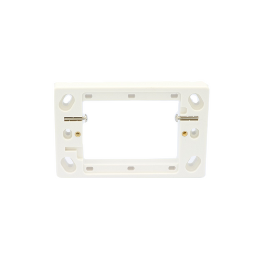 HPM Surface Mounting Block 13mm Deep White ABS Plastic Durable - Auzzistore