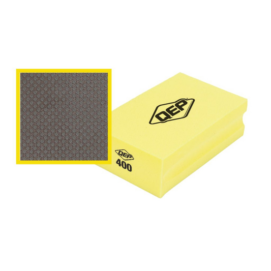 QEP 400 Grit Diamond Sanding Block - 60mm x 95mm - Smoothing Tool for Tile, Stone, Glass, Ceramic, Marble – view 2 - Auzzistore
