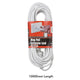 Arlec 10m Extension Lead - White PVC - Safe Indoor Use - 10 Amp