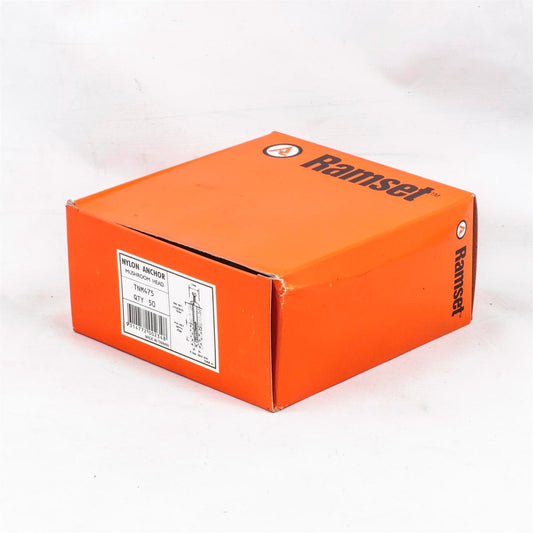 Ramset Nylon Anchor 6.5mm x 75mm Mushroom Head 50 Pack – view 2 - Auzzistore