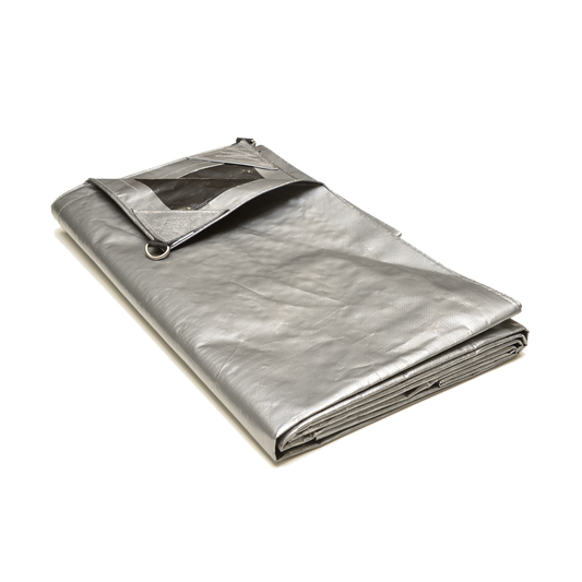Polytuf D Ring Tarpaulin 6 1 x 9 1m Heavy Duty Polyethylene UV Resistant