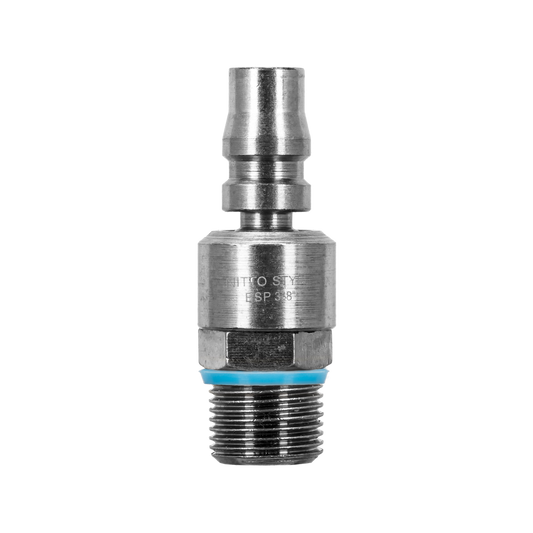 Powerfit Nitto Style Coupler - 3/8" - Steel - Flexible Use - Auzzistore
