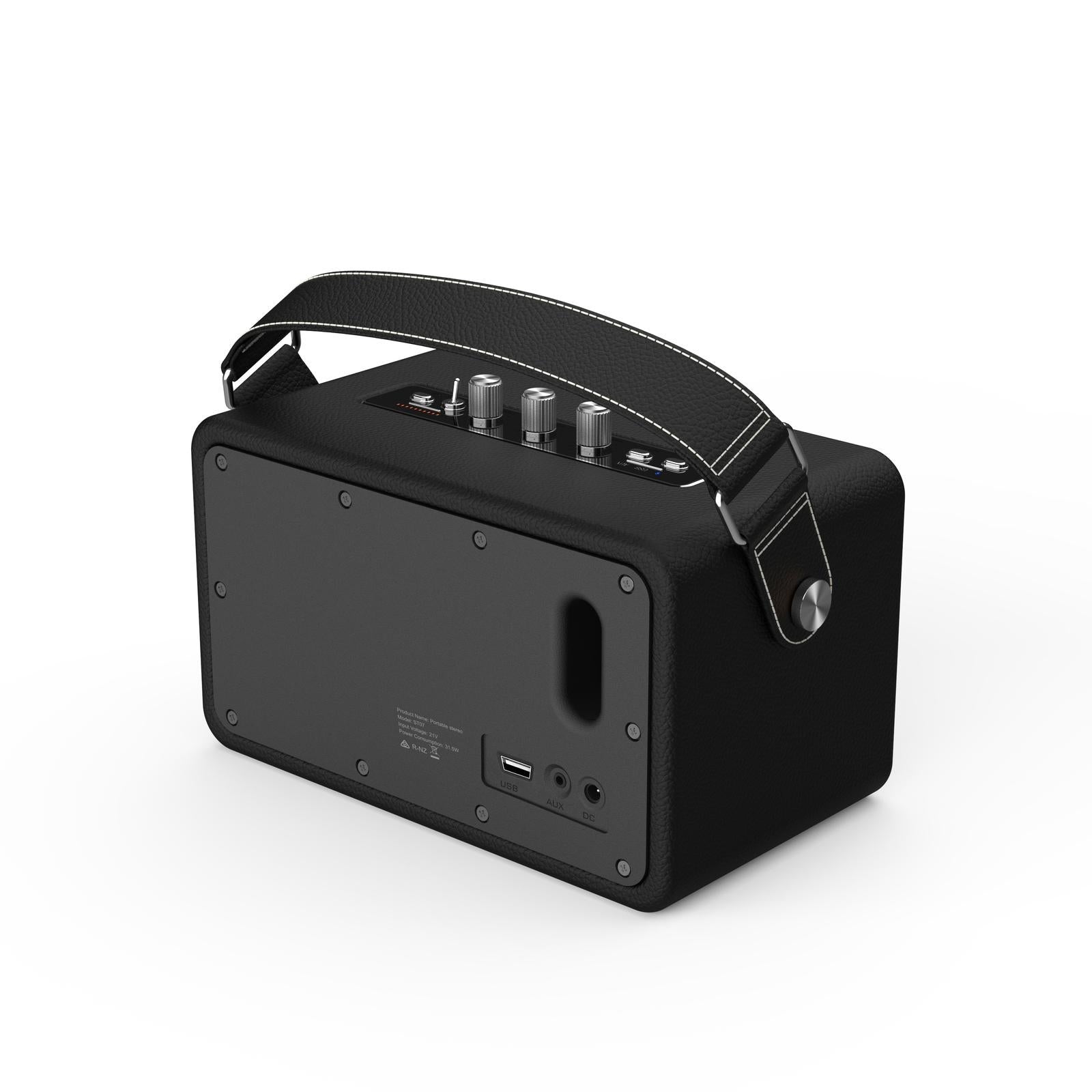 Guitar Amp Style 2.0 Active Bluetooth Speaker (Black)