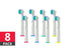 8 Pack Replacement Toothbrush Heads - Oral-B Compatible | Auzzi Store