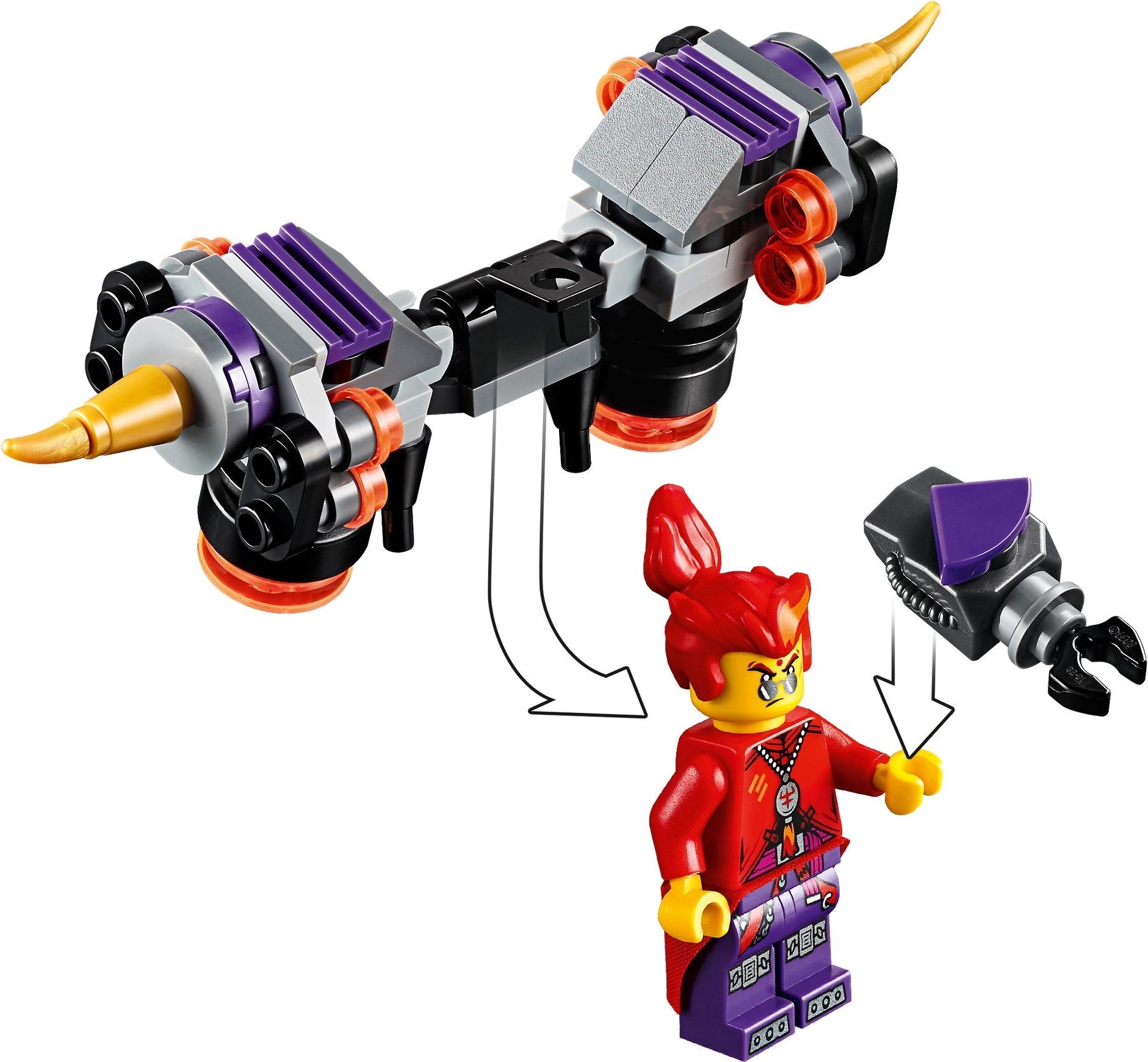LEGO Monkie Kid's Series 80008 Cloud Jet- Auzzi Store