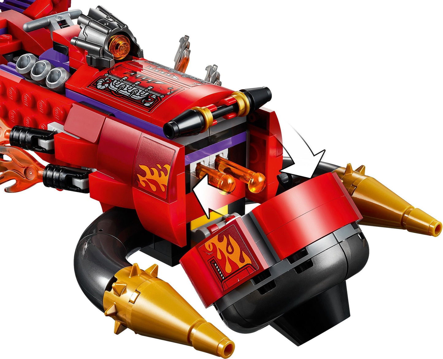 LEGO Monkie Kid 80019 Red Son’s Inferno Jet