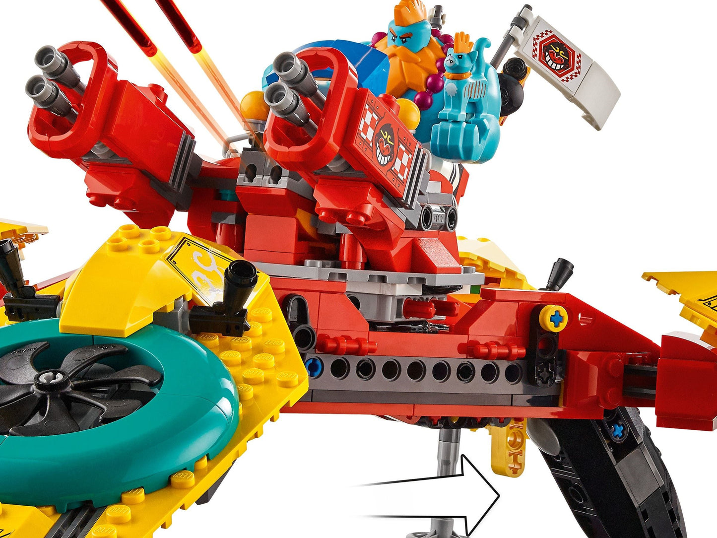 LEGO 80023 Monkie Kid Monkie Kid's Team Dronecopter- Auzzi Store
