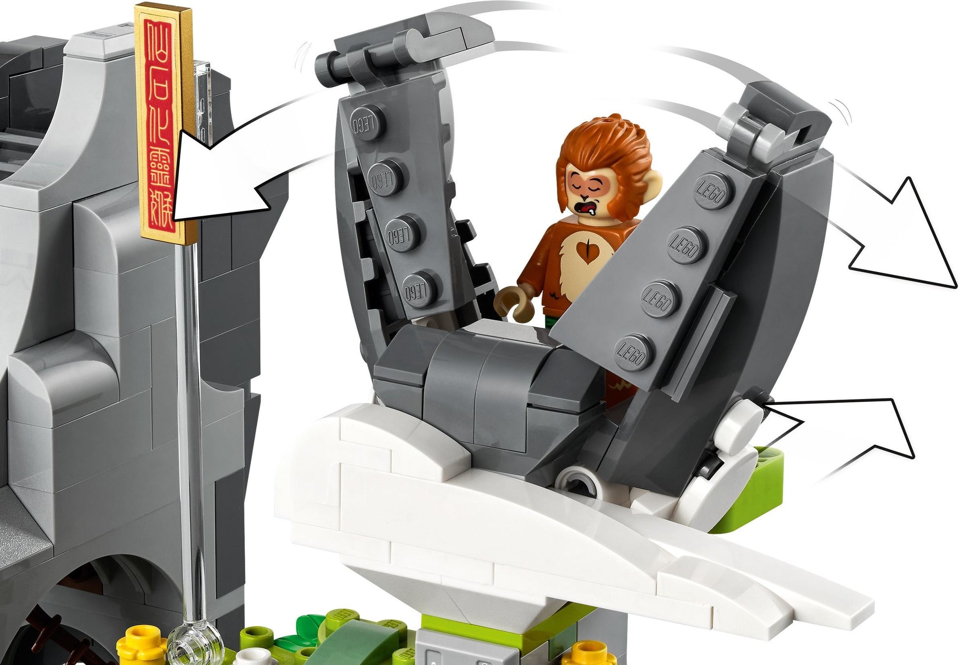 LEGO Monkie Kid 80024 The Legendary Flower Fruit Mountain- Auzzi Store