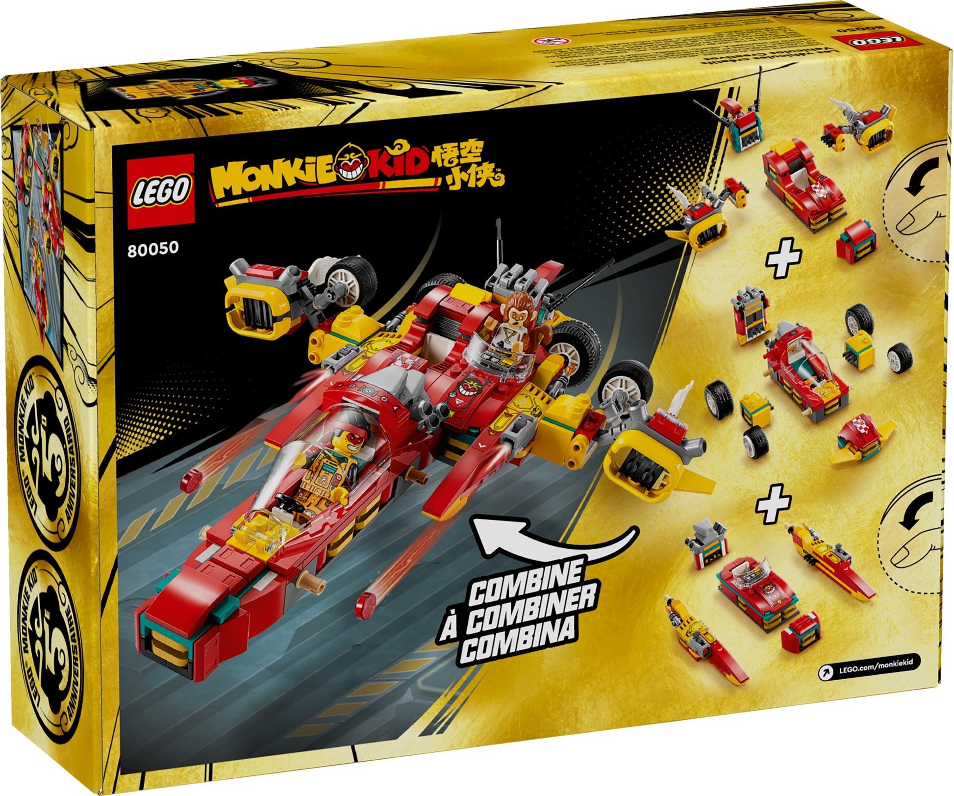 LEGO Monkie Kid Series 80050 Creative Vehicles- Auzzi Store