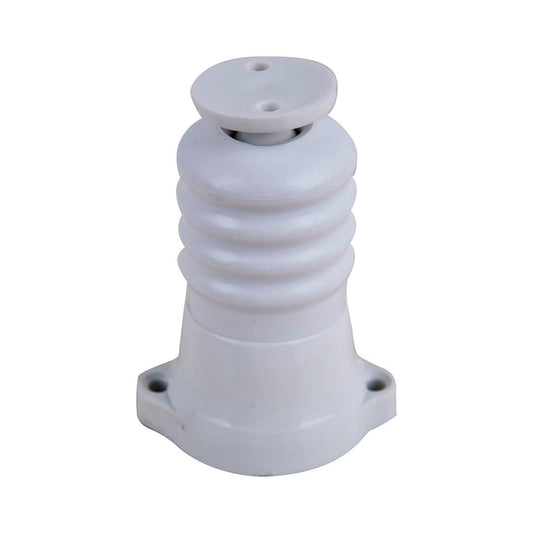 Adoored 75mm White Cushion Clip Door Stop - Plastic Rubber - Durable - Auzzistore