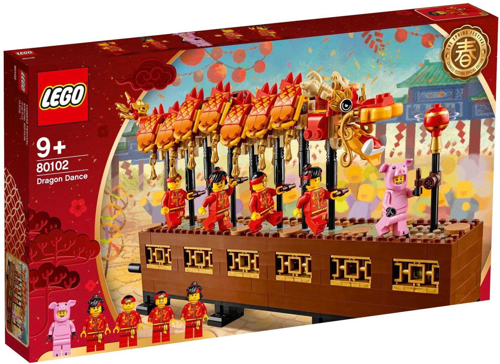 LEGO Miscellaneous 80102 Chinese New Year Dragon Dance 2019 Asia Exclusive- Auzzi Store