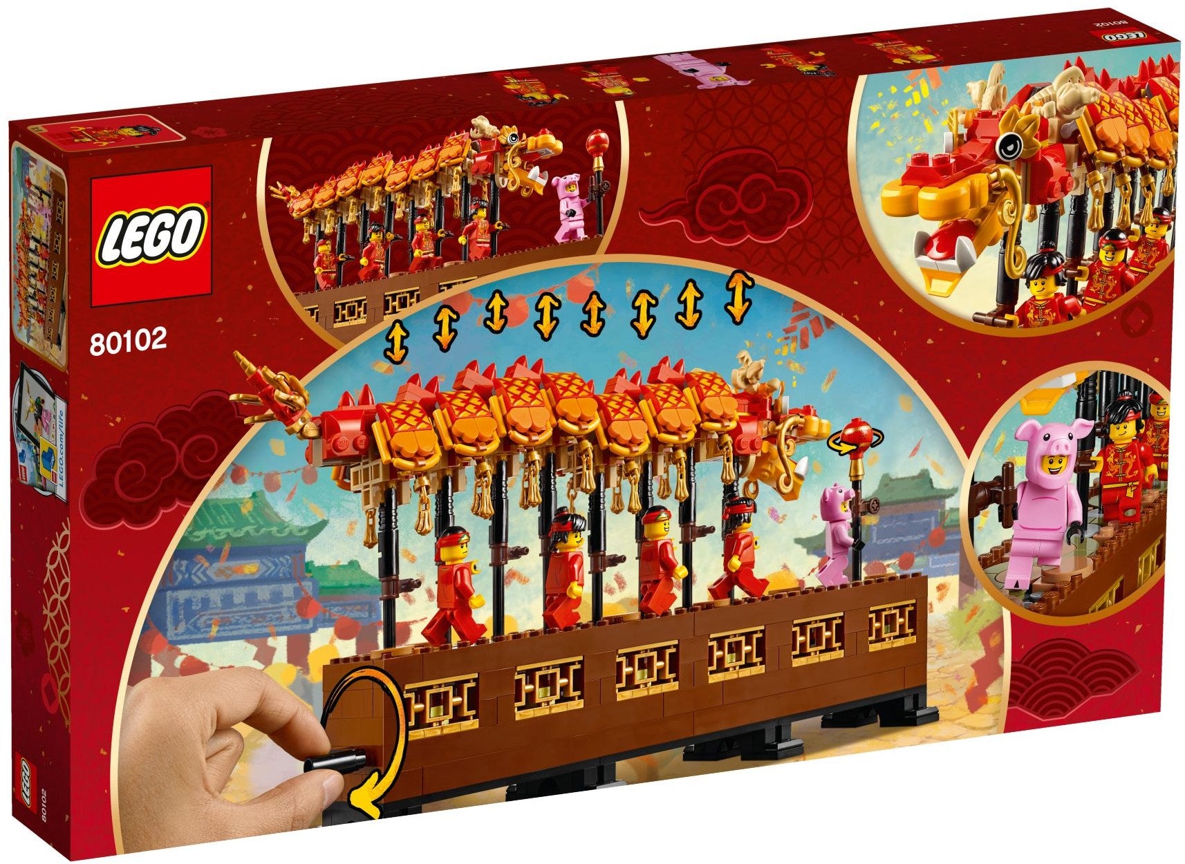 LEGO Miscellaneous 80102 Chinese New Year Dragon Dance 2019 Asia Exclusive- Auzzi Store