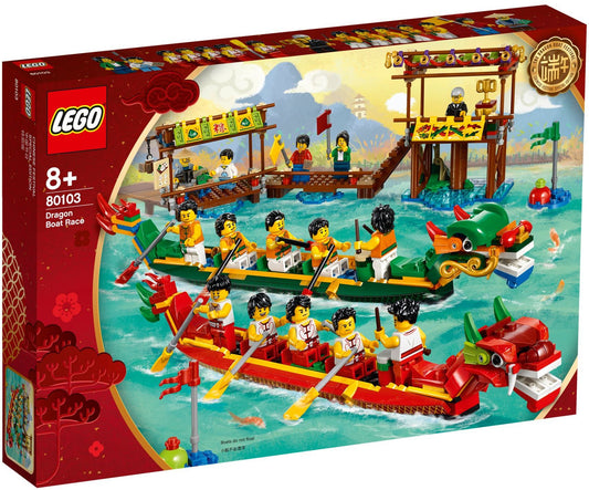 LEGO 80103 Dragon Boat Race Set with 15 Minifigures - Auzzistore