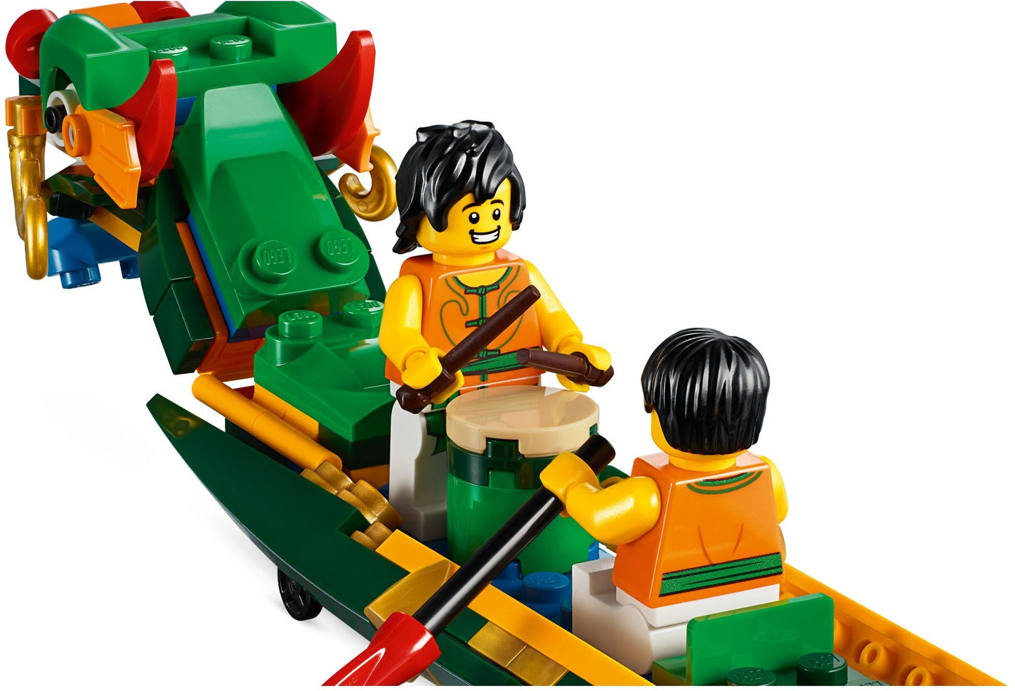 LEGO 80103 Dragon Boat Race Set with 15 Minifigures