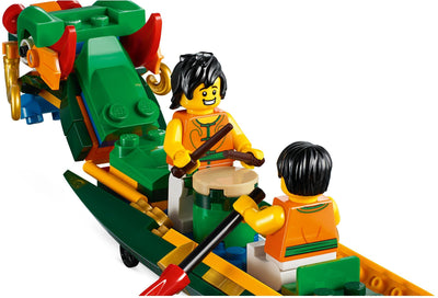 LEGO 80103 Dragon Boat Race Set with 15 Minifigures