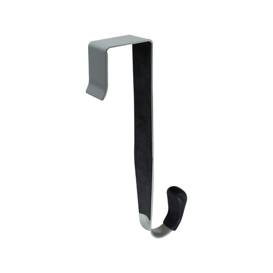 Adoored Satin Chrome Over the Door Hook - 25mm x 210mm x 95mm - Easy Installation – view 2
