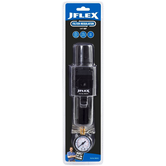 Jflex Filter Regulator - 1/4" Air Filter - Polycarbonate Bowl - Durable – view 2 - Auzzistore