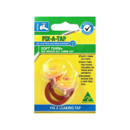 Fix a Tap 15mm Soft Turn Tap Valve Repair Kit 2 Pack - Orange – view 2 - Auzzistore