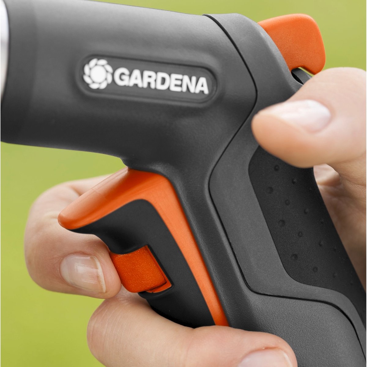 Gardena 13mm Trigger Gun Nozzle - Metal Plastic - Durable Ergonomic Grip